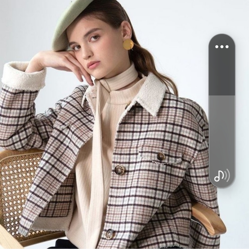 Petite Studio Related fit wool double sides jacket